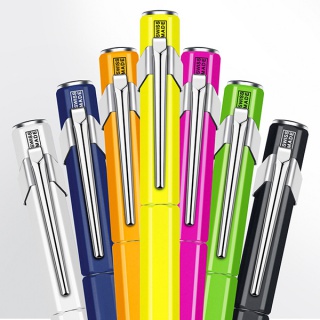 Pióro wieczne CARAN D'ACHE 849 Fluo Line, M, żółte, Pióra, Artykuły do pisania i korygowania