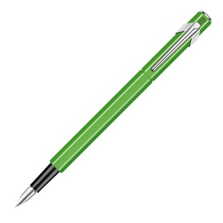 Pióro wieczne CARAN D'ACHE 849 Fluo Line, F, zielone, Pióra, Artykuły do pisania i korygowania