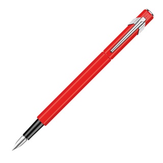 Pióro wieczne CARAN D'ACHE 849, F, czerwone, Pióra, Artykuły do pisania i korygowania