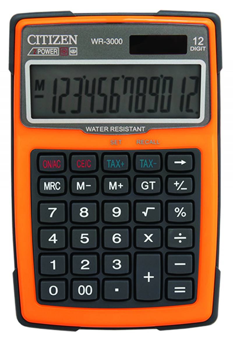KALKULATOR CITIZEN WODOODP. WR-3000 12-POZ.POM.., Podkategoria, Kategoria