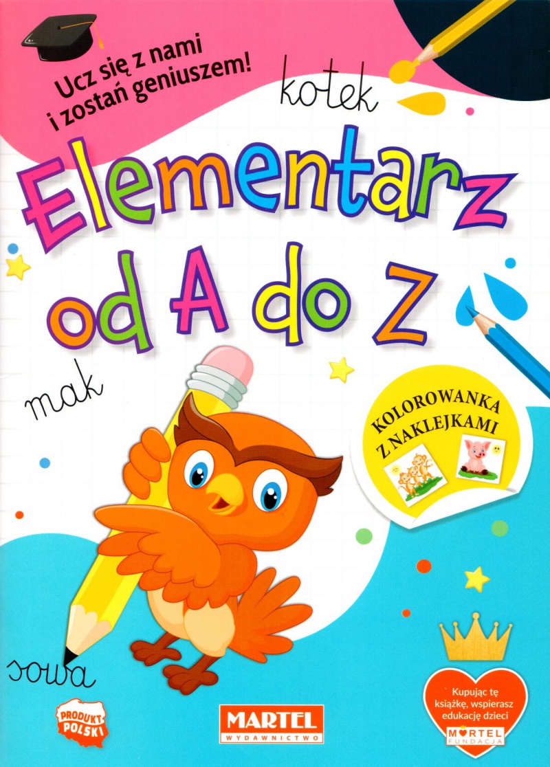 UCZ SIĘ KOLOROWANKA ELEMENTARZ OD A DO Z Z NAKL., Podkategoria, Kategoria