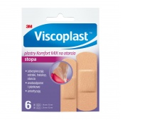 Set of VISCOPLAST Comfort plasters, with dressing, for foot abrasions, 6 pcs, Plasters, First Aid Kits, Cleaning & Janitorial Supplies and Dispensers