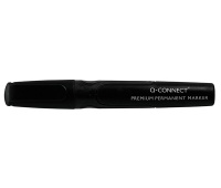 Marker permanentny Q-CONNECT Premium, gum. rękojeść, okrągły, 2-3mm (linia), czarny / KF26105, Markery, Artykuły do pisania i korygowania