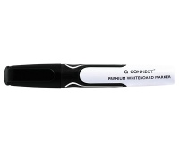 Marker do tablic Q-CONNECT Premium, gum. rękojeść, okrągły, 2-3mm (linia), czarny / KF26109, Markery, Artykuły do pisania i korygowania