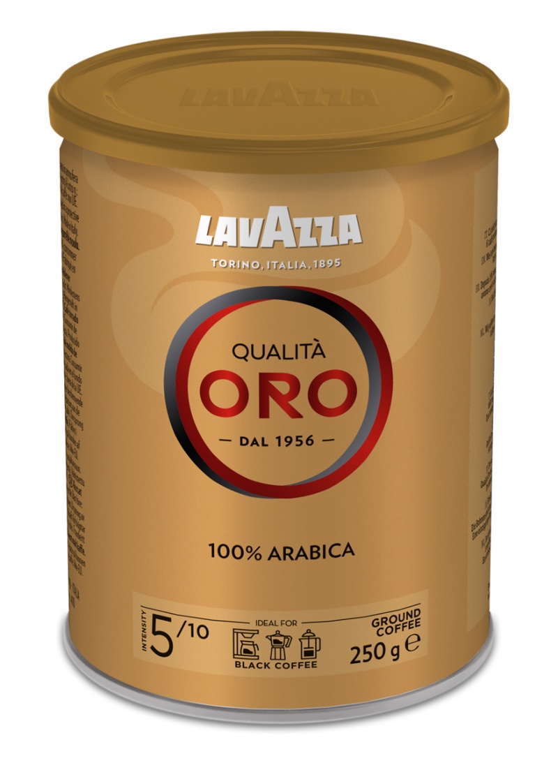 Kawa LAVAZZA QUALITA ORO, mielona, w puszce, 250 g, Kawa, Artykuły spożywcze