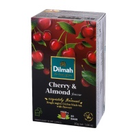 Herbata DILMAH, aromat wiśnia & migdał, 20 torebek, Herbaty, Artykuły spożywcze