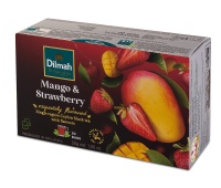 Herbata DILMAH, mango i truskawki, 20 torebek, Herbaty, Artykuły spożywcze