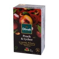 Herbata DILMAH, aromat brzoskwinia & lychee, 20 torebek, Herbaty, Artykuły spożywcze