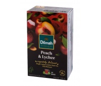 Tea DILMAH, peach & lychee flavor, 20 bags