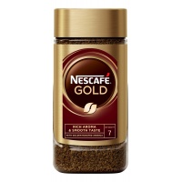 Kawa NESCAFE GOLD, rozpuszczalna, 200 g, Kawa, Artykuły spożywcze