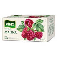 Herbata VITAX INSPIRATIONS, malinowa, 20 torebek, Herbaty, Artykuły spożywcze