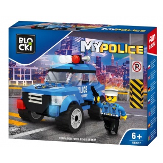 KLOCKI BLOCKI MYPOLICE RADIWÓZ PATROLOWY 6178, Podkategoria, Kategoria