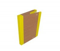 Teczka na rzepy DONAU LIFE, A4/3cm, żółta, Teczki przestrzenne, Archiwizacja dokumentów