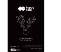SZKICOWNIK NA SPIRALI CZARNY A4 20ARK.220GR.H.COL., Podkategoria, Kategoria