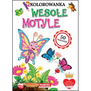 KOLOROWANKA WESOŁE MOTYLE Z NAKLEJKAMI, Podkategoria, Kategoria