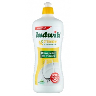 PŁYN DO NACZYŃ LUDWIK 900ML.CYTRYNOWY, Podkategoria, Kategoria
