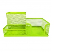 PRZYBORNIK METALOWY ZIELONY