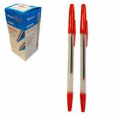 DŁUGOPIS POPULARNY LZ03- CZERWONY 50szt