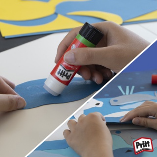 Klej w sztyfcie PRITT ORIGINAL, 20g, biały, Kleje, Drobne akcesoria biurowe