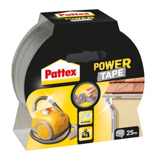 Taśma PATTEX POWER TAPE, 48mm x 25m, srebrna, Taśmy specjalne, Drobne akcesoria biurowe