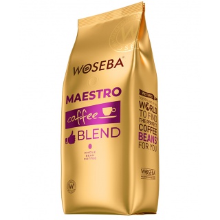 Kawa WOSEBA MAESTRO, ziarnista, 1000gr, Kawa, Artykuły spożywcze