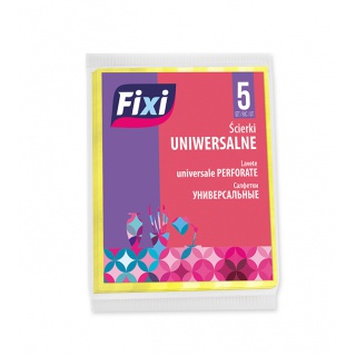 Ścierki uniwersalne FIXI, 5 szt., mix kolorów, Akcesoria do sprzątania, Artykuły higieniczne i dozowniki