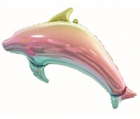 BALON FOLIOWY DELFIN TĘCZOWY 93cm., Podkategoria, Kategoria