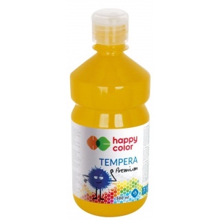 FARBA TEMPERA PREMIUM 500ml CIEMNOŻÓŁTY HAP.COL., Podkategoria, Kategoria
