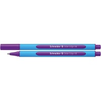 Długopis SCHNEIDER Slider Edge, XB, fioletowy, Długopisy, Artykuły do pisania i korygowania