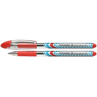 Długopis SCHNEIDER Slider Basic, XB, czerwony, Długopisy, Artykuły do pisania i korygowania