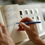 Długopis SCHNEIDER Slider Basic, XB, fioletowy, Długopisy, Artykuły do pisania i korygowania