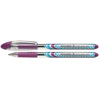Długopis SCHNEIDER Slider Basic, XB, fioletowy, Długopisy, Artykuły do pisania i korygowania