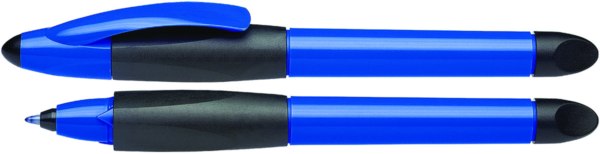 Stapel Emulatie Onderhoud Ballpoint pen SCHNEIDER Base Ball, M, blue/black - Eko biuro