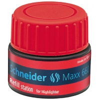 Stacja uzupełniająca Maxx 660 30 ml czerwony, Textmarkery, Artykuły do pisania i korygowania
