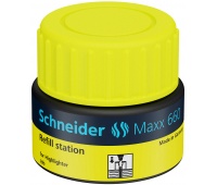 Stacja uzupełniająca SCHNEIDER Maxx 660, 30 ml, żółty, Textmarkery, Artykuły do pisania i korygowania