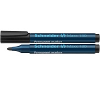 Marker permanentny SCHNEIDER Maxx 130, okrągły, 1-3mm, czarny, Markery, Artykuły do pisania i korygowania
