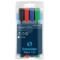 Zestaw markerów uniwersalnych Maxx 133 1-4 mm 4 szt. miks kolorów, Markery, Artykuły do pisania i korygowania