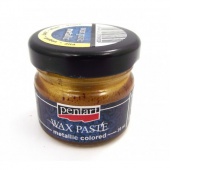 PENTART PASTA WOSKOWA 20ml METAL. ŻÓŁTA, Podkategoria, Kategoria