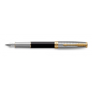 PIÓRO WIECZNE PARKER SONNET METAL & BLACK GT, Pióra wieczne, Art. do pisania i korygowania