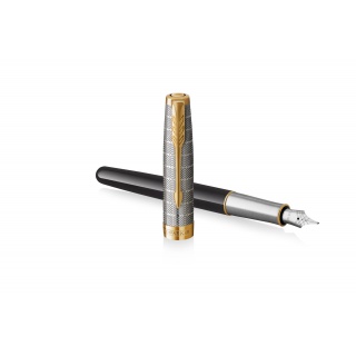 PIÓRO WIECZNE PARKER SONNET METAL & BLACK GT, Pióra wieczne, Art. do pisania i korygowania