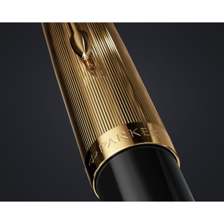  PARKER 51 DELUXE CZARNE GT WIECZNE PIÓRO, Pióra wieczne, Art. do pisania i korygowania