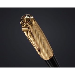  PARKER 51 DELUXE CZARNE GT WIECZNE PIÓRO, Pióra wieczne, Art. do pisania i korygowania
