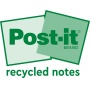 Karteczki samoprzylepne POST-IT&reg; Recycled Z-Notes (R330-1B), 76x76mm, 6x100 kart., ż&oacute;łte, Bloczki samoprzylepne, Papier i etykiety, EKO-CERT