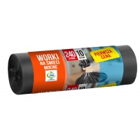 Worki na śmieci PIERWSZA CENA, mocne, 240 l, 10 szt., czarne, Worki, Artykuły higieniczne i dozowniki, EKO-CERT
