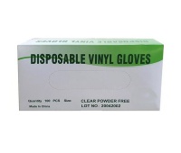 Vinyl gloves, STELLA, 100 pcs, L, white