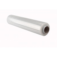 Stretch film OFFICE PRODUCTS HAND, 2.5 kg net, width 500 mm, thickness 23 µm, transparent