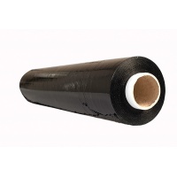Stretch film OFFICE PRODUCTS HAND, 2.5 kg net, width 500 mm, thickness 23 µm, black