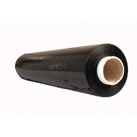Stretch film OFFICE PRODUCTS HAND, 3.0 kg net, width 500 mm, thickness 23 µm, black