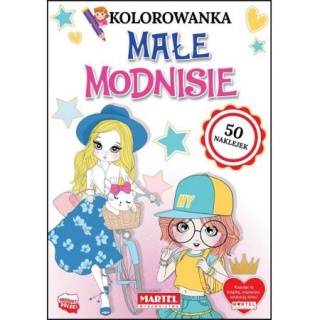 KOLOROWANKA MAŁE MODNISIE Z NAKLEJKAMI, Podkategoria, Kategoria