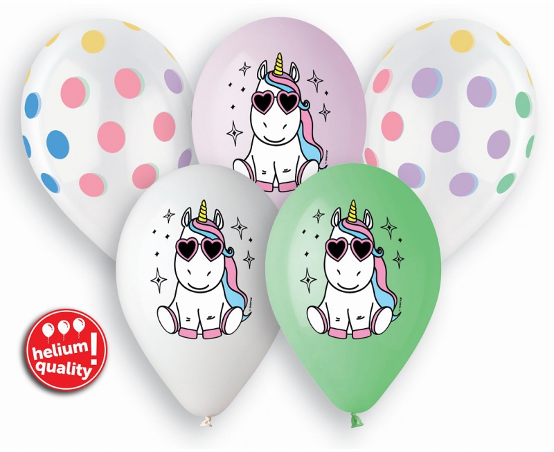 BALONY PREMIUM HEL WESOŁY JEDNOROŻEC 13" /5/ BALONY PREMIUM HEL WESOŁY JEDNOROŻEC 13" /5/, Podkategoria, Kategoria